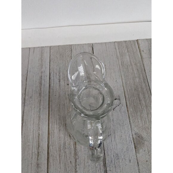 1902 EAPG Georgia Pattern Peacock Eye Feather Cut Glass Cruet Oil No Stopper - Picture 4 of 7